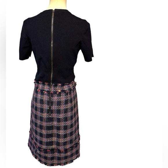 TED BAKER Metallic tweedy boucle A-line dress - Picture 2 of 6